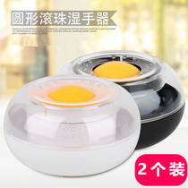 (Pack of 2) Deli 9109 Hand Wet Device Round Hand Dipper Financial Counting Cylinder Counting Money Counting Water Sea