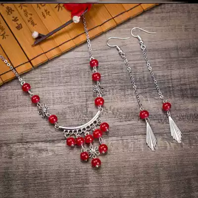 Desert headdress Forehead brow pendant Ancient style Forehead wedding wedding Ancient travel Hanfu modeling accessories matching style