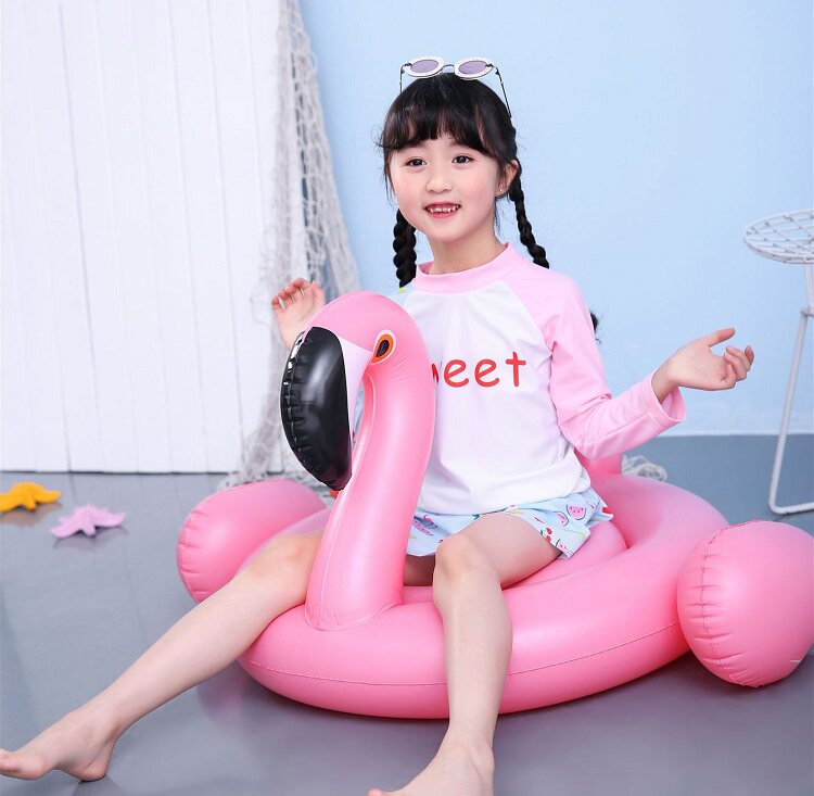 Children inflatable big day goose fire Birds Swim Circle Baby Sitting Circle Baby Cartoon Swimming Circle Sit the Lifebuoy