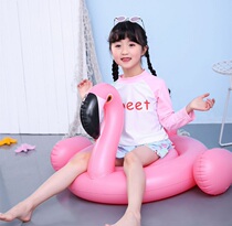 Childrens inflatable big white swan Flamingo swimming ring Baby sitting ring Infant cartoon swimming ring Horse lifebuoy