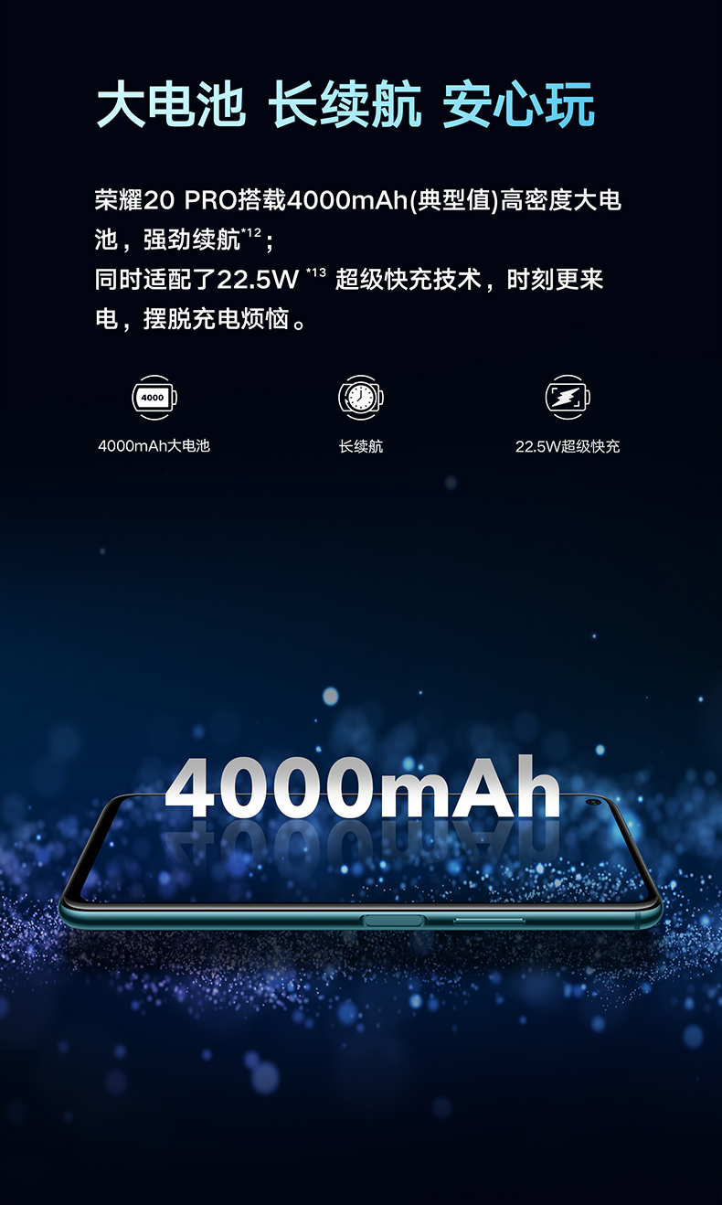 Điểm sản phẩm mới +6 không lãi suất] Danh dự Huawei vinh quang / vinh quang 20 Pro điện thoại di động toàn màn hình Kirin 980 chính thức cửa hàng chính hãng giảm giá V20 trang web chính thức 20pro - Điện thoại di động giá oppo a31