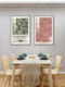 Restaurant decorative painting modern simple light luxury living room dining table wall mural high-end Nordic bedroom bedside hanging painting