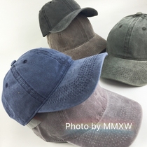 Korean version of retro do old water wash Cowboy baseball hat men and women Street Joker light board curved eaves hip hop duck tongue hat hat