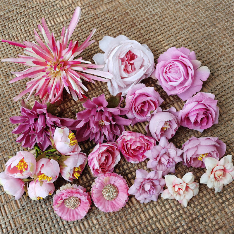 Pain bag decoration flower sea big world diy hand-made element simulation flower flower wedding flower wall corsage headdress material bag