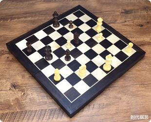 Магнитные портативные шахматы из натурального дерева, подходит для начинающих