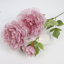 Eurostyle emulated peony bouquet pendulum piece silk cloth simulation flower wedding celebration home decoration fake flower bouquet