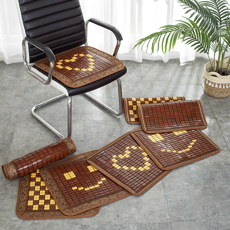 Summer Office Chair Seat Cushion Dining Chair Cushion Summer Cool Mat cushions Computer chair Sofa Bamboo Cushion Mahjong Cushion