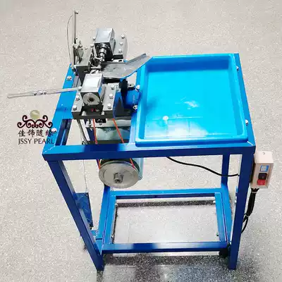 Buddha beads 8DKJ23 Amber two-way electric punching machine double needle Pearl Bodhi high efficiency punching machine wooden beads