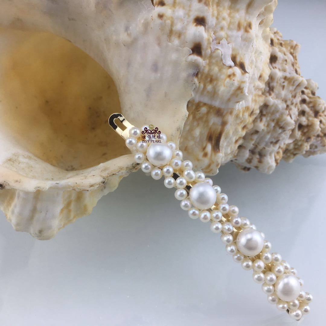 FQ-006 Pearl card network red edge card card Korean in hair decoration