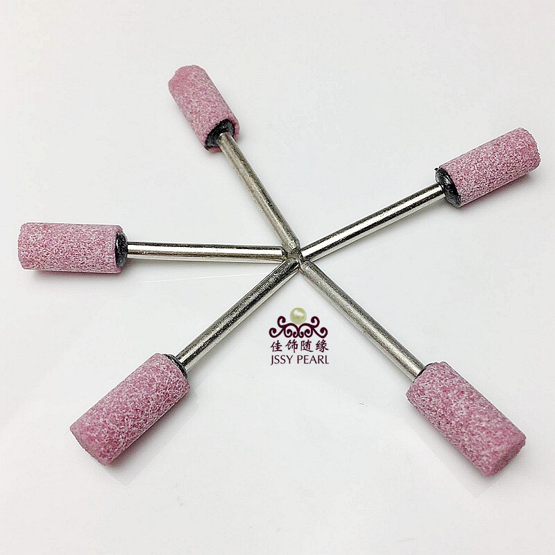 Two-way pearl punching machine tungsten steel triangular needle grinding head pearl tip finishing tool machine accessories