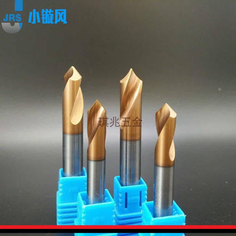 90 degree tungsten steel coating fixed - point drilling imported bar non - standard card - drill NC fixed titanium - plated corner knife