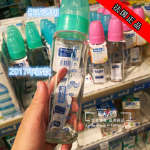 French original DODIE DODIE newborn baby anti-flatulence high temperature tapered narrow diameter native glass bottle