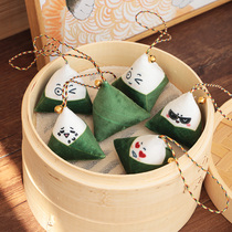 Dragon Boat Festival dumpling buns emotio bag colorful rope sachet five poison rice dumplings type sachet bag mobile phone hanging doll key chain