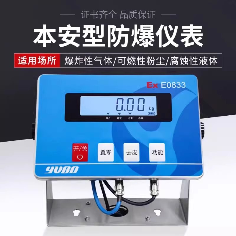 Changzhou Yubo Intrinsically Safe Explosion-Proof Electronic Scale Weighing Display Instrument Head Xk3102-E0833