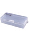 Transparent plastic single-grid component box small parts box hardware classification screw mobile phone repair tool storage rectangular