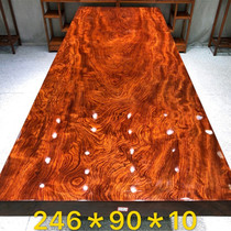 Size: 246-90-10 bar flower large board solid wood log red wood natural side tea table furniture desk painting case