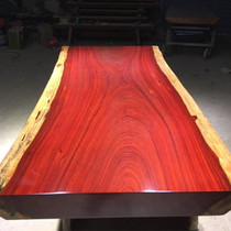 Size: 206-89-10 red flower pear large plate New Chinese solid wood tea table chair combined desk table painting case