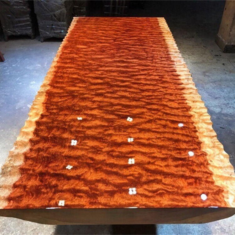 Size: 230-93-96-10 bar flower large board solid wood log red wood natural side tea table furniture desk painting case