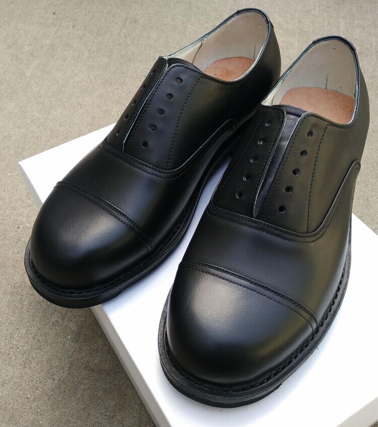 Reengraving version Old paragraph 65 Three-joint leather shoes (Bull Skin Leather Bottom) 65 Three-section head men's leather shoes