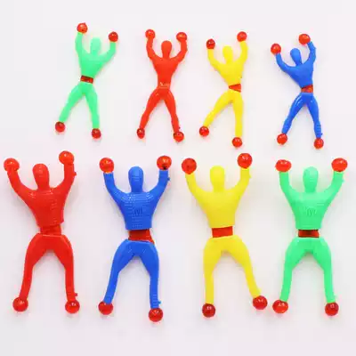 Wall climber creative children's traditional toy stall giveaway sticky spider wall climber superman wall climber 2 yuan shop