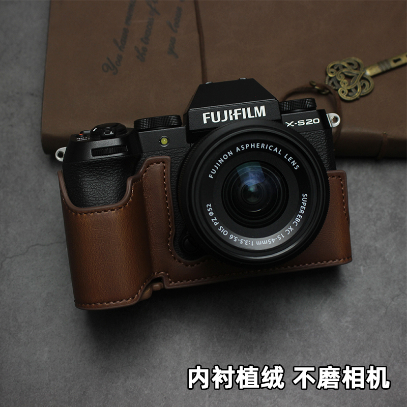 Suitable for Fuji Xt30 Camera Bag Xm5 Xt50 Xa7 Xa5 X100V Xt4 Leather Case Xs10 Base Xs20