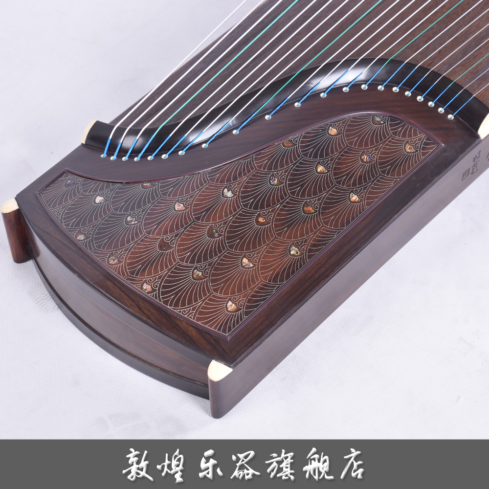 Guzheng Dunhuang brand Dunhuang Guzheng 5695JLC Peacock Plume (Dunhuang Musical Instrument Flagship Store)