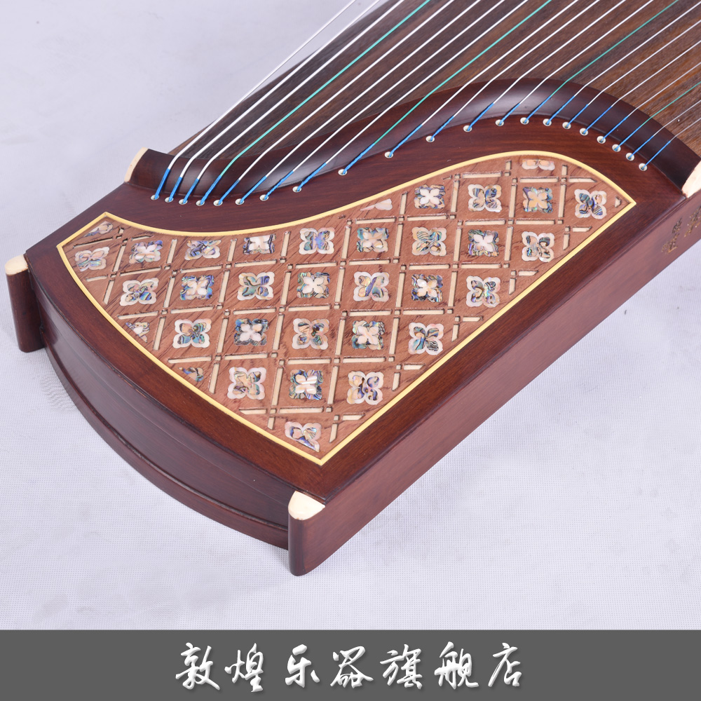 Guzheng Dunhuang brand Guzheng 5691LC multicolored Chengxiang dream drunk flower (Dunhuang musical instrument flagship store)