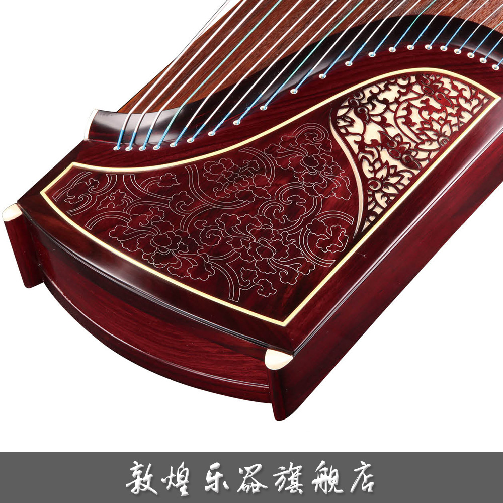Guzheng Dunhuang brand Dunhuang Guzheng 698JM Flowers such as Dream (Dunhuang Musical Instrument Flagship Store)