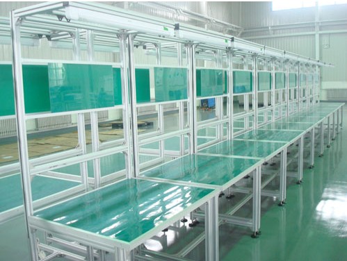 Bearing aluminium extrusion material working table antistatic bench clamp working table production line