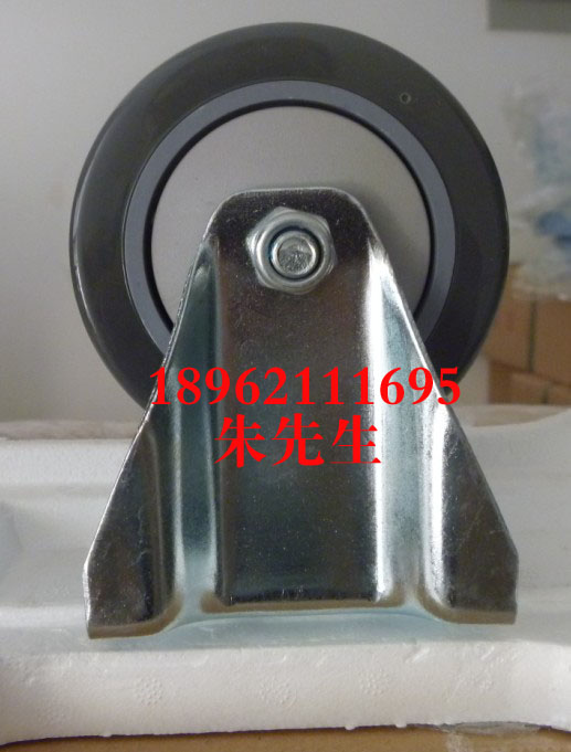 4 Inch Polyurethane Single Axle Castors Industrial Castors Trolley Castors Medium-sized Castors Grey