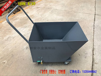 Tie truck waste truck garbage truck industrial return truck tool cart tool table iron chip truck