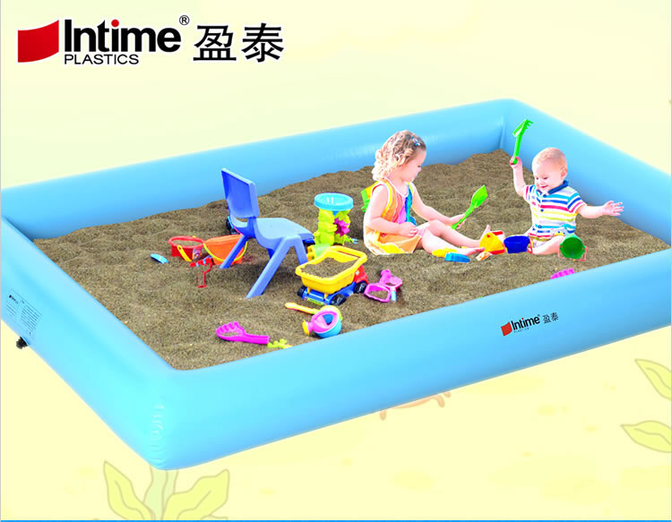 Yingtai thickened clip net PVC high quality inflatable sand pool beach pool Swimming pool playing sand pool fishing pool