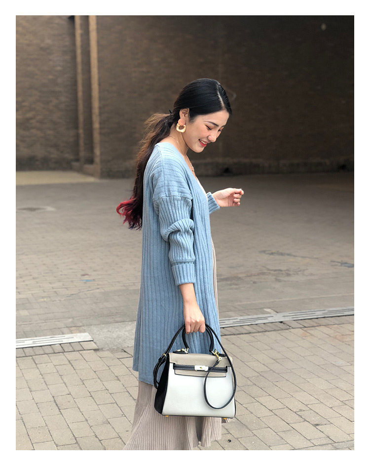 Handbag - Sac Kelly en Cuir - Multi