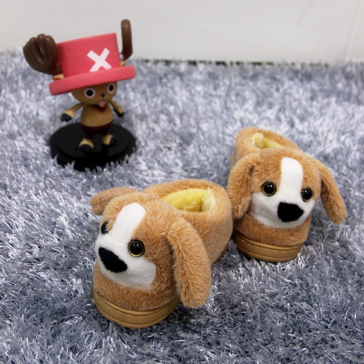 Chaussons enfants en suède pour hiver - semelle caoutchouc - Ref 1031076 Image 7