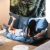 Kép tatami beanbag ghế đơn hoặc kép sofa giường phòng ngủ nữ sofa nhỏ căn hộ nhỏ ban ghế bành - Ghế sô pha