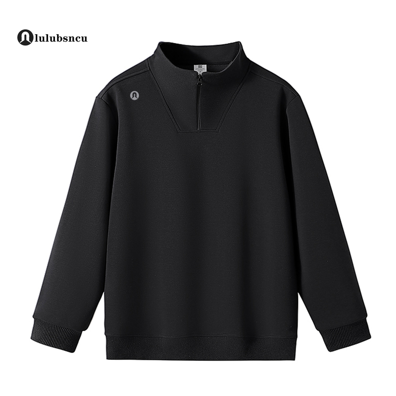 Lulubsncu Sweatshirt Men's Autumn and Winter New Loose Casual Half-Zip Pullover Bottoming Shirt Sports Fleece Top Lulubsncu Sweatshirt Men's Autumn and Winter New Loose Casual Half-Zip Pullover Bottoming Shirt Sports Fleece Top