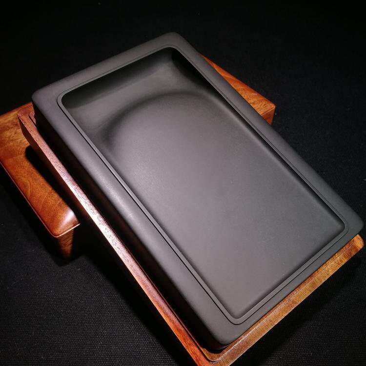 She Inkstone Boutique, Anhui Inkstone Table, Seiko Su Inkstone, Song-style 8-inch rectangular inkstone table