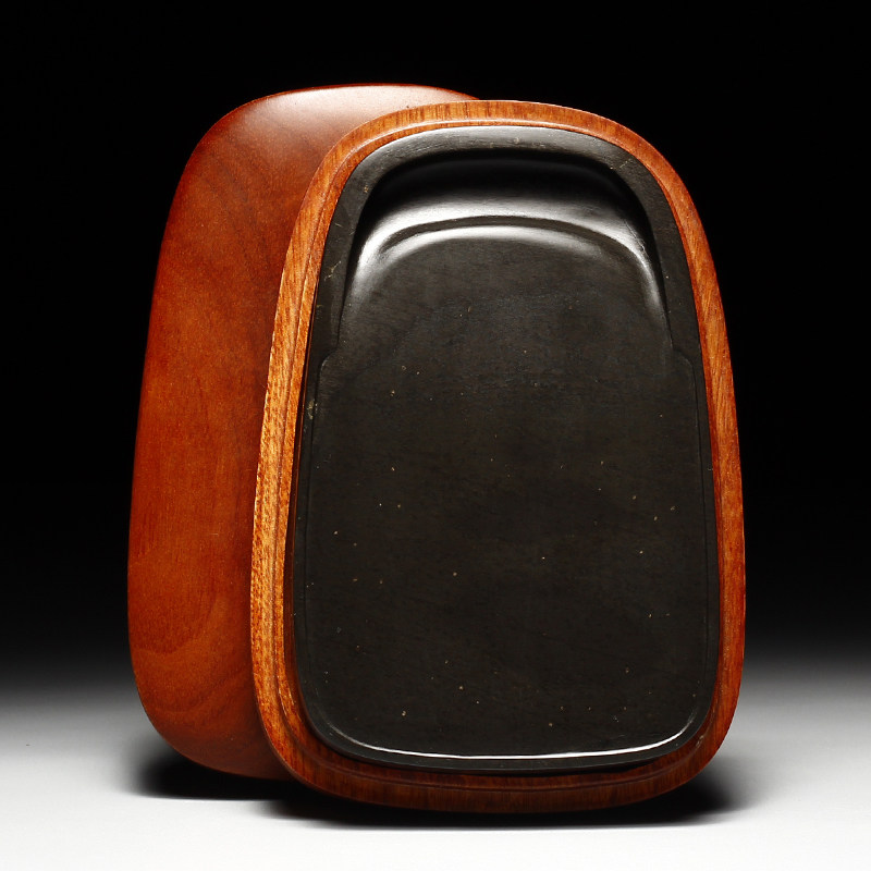 The Black Dragon Tail of the Inkstone Black Dragon Tail (Seiko inkstone-Song-style eight-inch-ancient and elegant) bilateral Song-style Inkstone Ink Stone