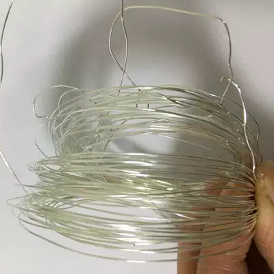 Round pure silver wire 0 5 pure silver wire DIY sterling silver accessories foot silver wire silver jewelry processing special welding