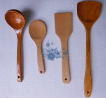 Bamboo Pan Shovel Non Stick Pan Special Wooden Stir-fried Vegetable Shovel Rice Spoon Soup Spoon Frying Pan Shovel Environmentally Friendly Big Vegetable Shovel Fried Egg Shovel