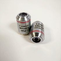 Long working distance 2 5X Unlimited distant gold phase objective lens 2 5 times gold phase field achromatic objective