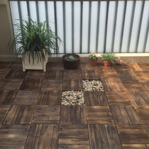 Outdoor anti-corrosion solid wood floor Bathroom Courtyard balcony disassembly DIY waterproof environmental protection splicing floor