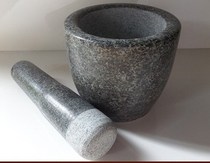 Handmade blue stone large stone mortar pounded glutinous rice cake garlic mash Stone Nest Natural Stone