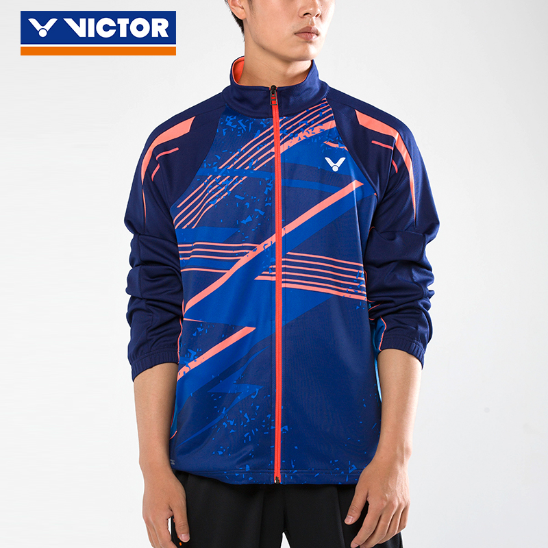 Special offer VICTOR Victor autumn badminton suit single-layer knitted sports jacket 75606