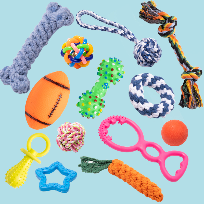 Teddy Pet Dog Toy Rope Ball Has Hang De Diversity Has Bite Grinding Tooth Small Puppy