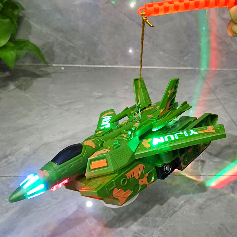 Mid-Autumn Festival Children's Handheld Lantern Toy for Boys, Transforming into a Plane or Tank, with Lights and Sounds, Gift for August 15Th Mid-Autumn Festival Children's Handheld Lantern Toy for Boys, Transforming into a Plane or Tank, with Lights and Sounds, Gift for August 15Th