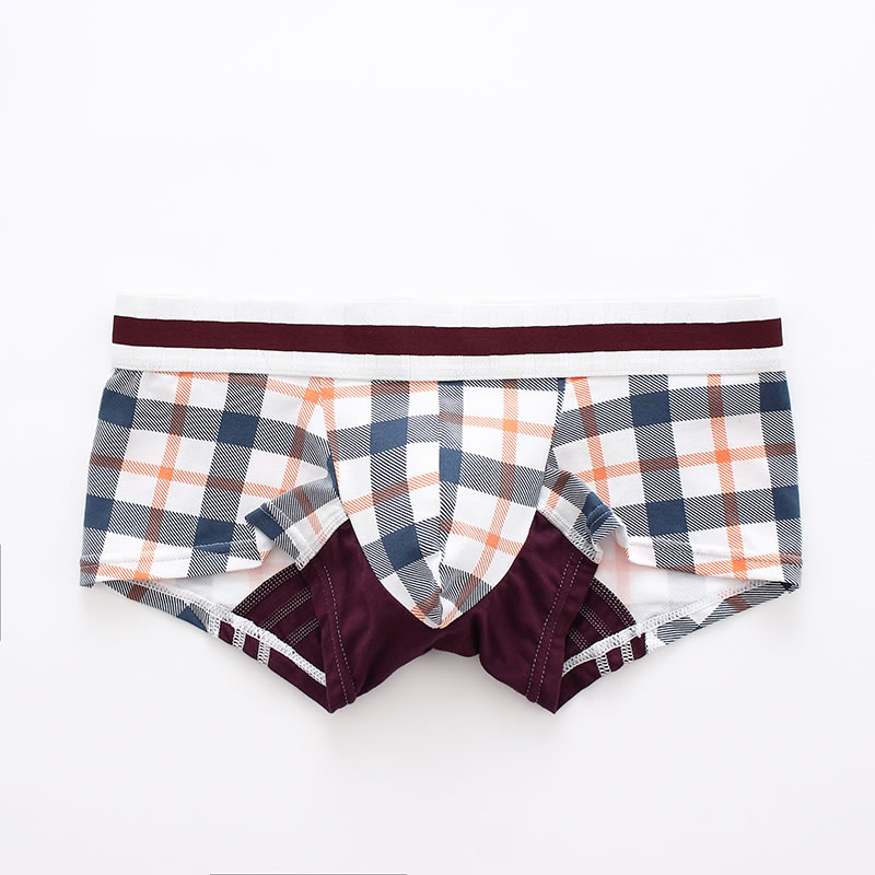 Quần lót nam Hibbing Thanh niên Eo thấp Quần Boxer Quần cotton Quần lót thoáng khí Thời trang Quần dài Nhật Bản và Hàn Quốc quan lot nam