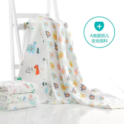 Baby bath towel newborn baby bath autumn and winter than cotton gauze super soft absorbent newborn children Winter towel
