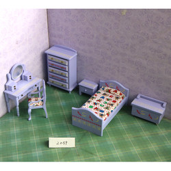 1:12娃娃屋dollhouse迷你家具模型过家家玩具儿童房精品2059
