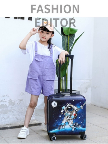 Мультяшный универсальный детский чемодан подходит для мужчин и женщин, 20 дюймов